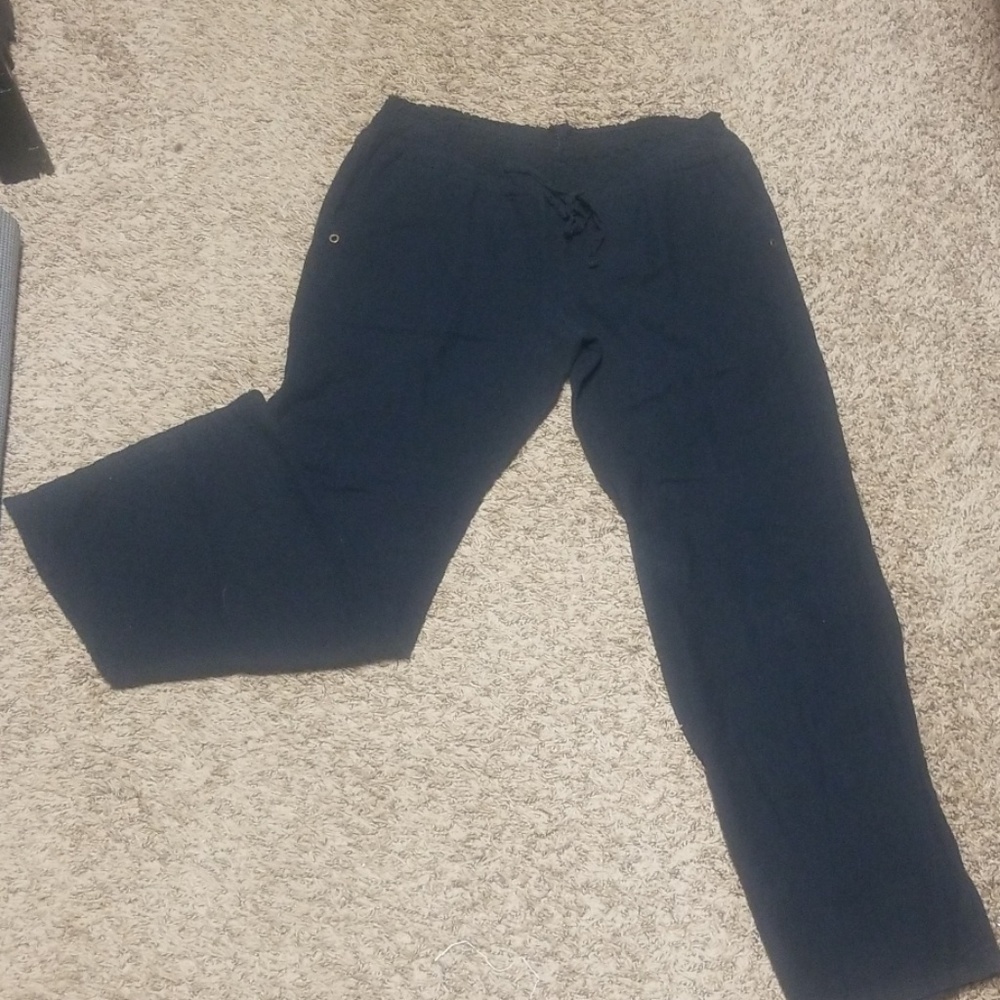 Navy Linen pants